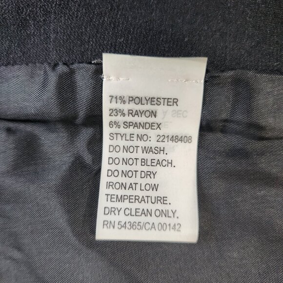 Bianca Nygard Zip Blazer size 6 zippered pockets & cuffs shoulder pads - Picture 8 of 8